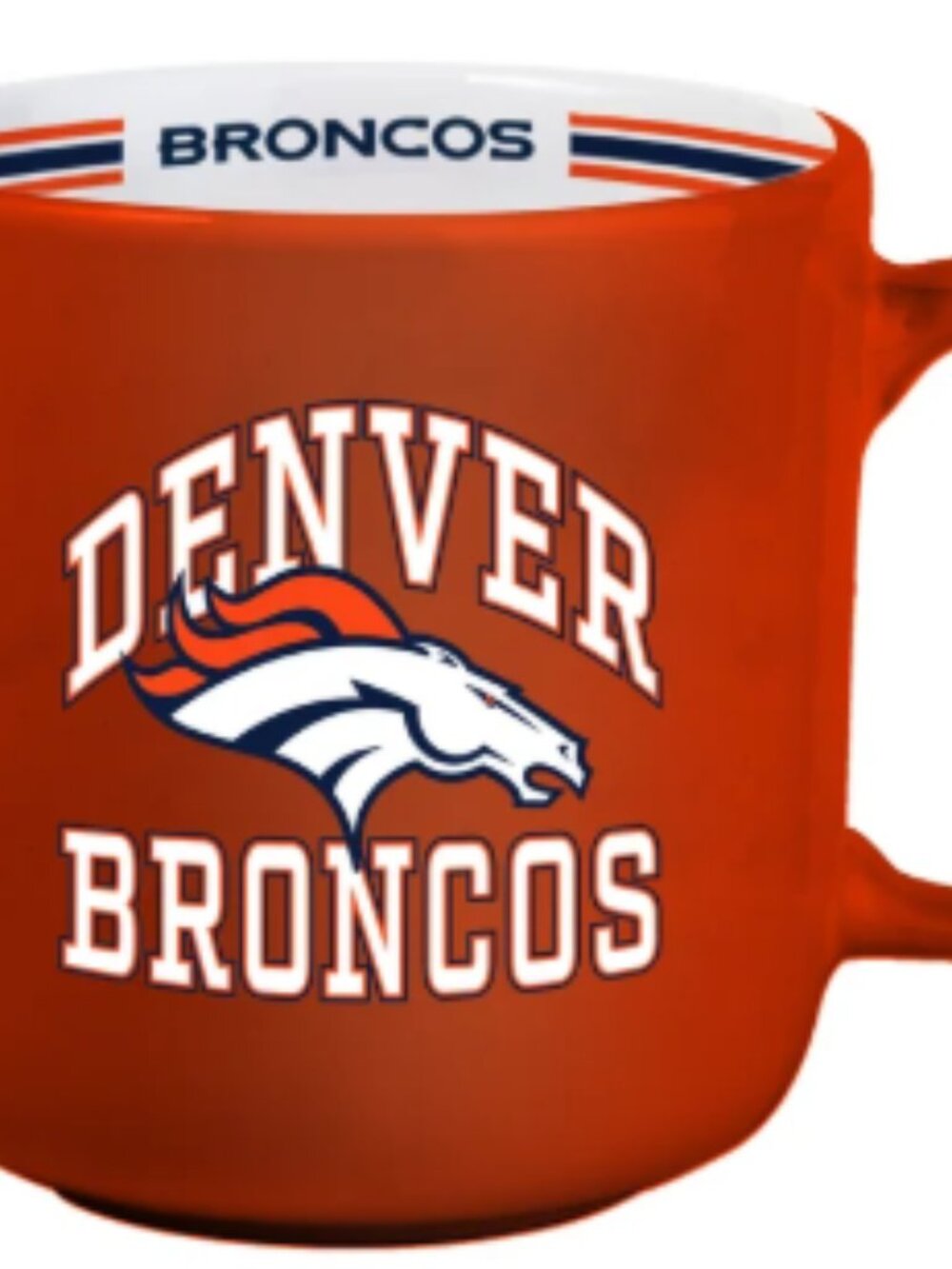 DENVER BRONCOS Striped Mug